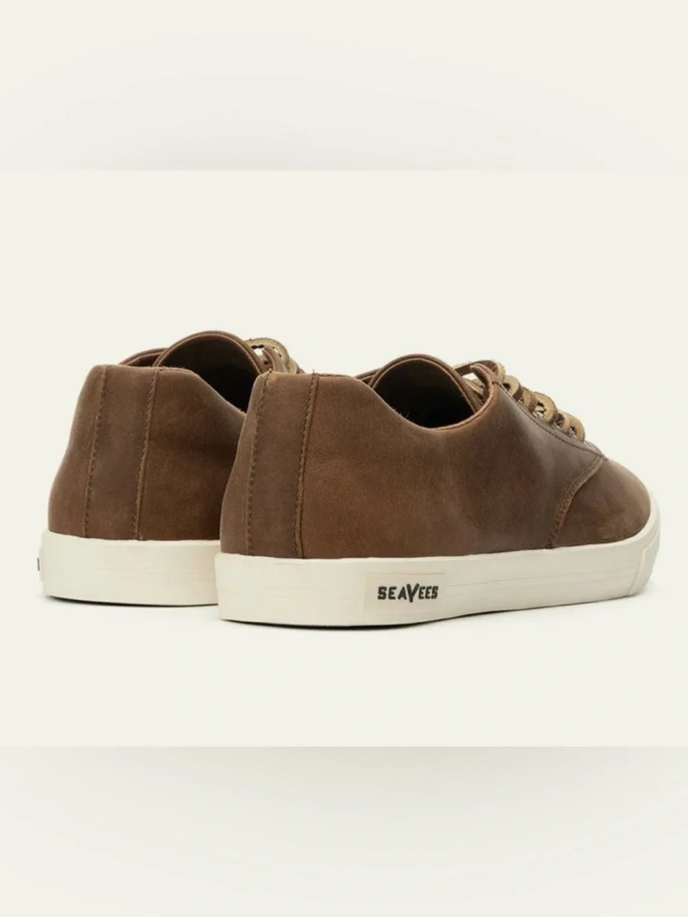 SeaVees Brown Leather Hermosa Sneakers Wintertide BRAND NEW